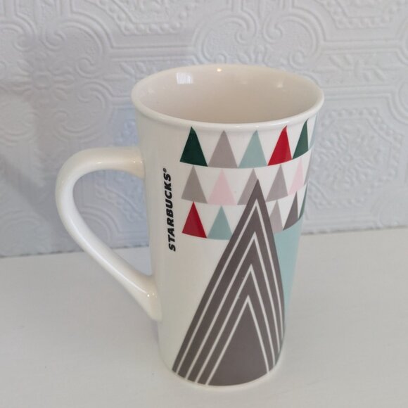 Starbucks Holiday tall mug - Minimalist trees illustration - 18 oz - Picture 2 of 8